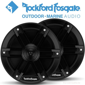 Rockford Fosgate M0-65B 16,5cm Decken-Lautsprecher Marine Boxen Boot Bad M065B schwarz 250 Watt